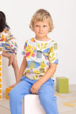 North Of West Kids' Double Cloth Breezy Pants - Adriatic Sale