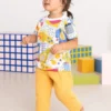 North Of West Kids' Double Cloth Breezy Pants - Marigold