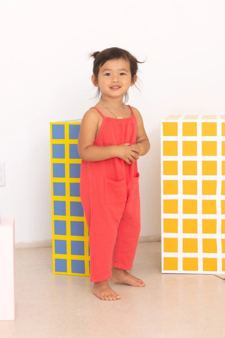 North Of West Kids' Double Cloth Jumpsuit - Azalea Sale 9 North Of West Kids' Double Cloth Jumpsuit - Azalea Sale