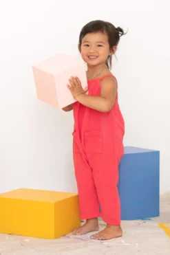 North Of West Kids' Double Cloth Jumpsuit - Azalea Sale 13 North Of West Kids' Double Cloth Jumpsuit - Azalea Sale