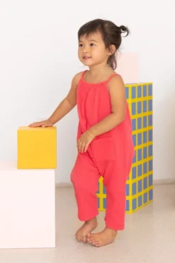 North Of West Kids' Double Cloth Jumpsuit - Azalea Sale 17 North Of West Kids' Double Cloth Jumpsuit - Azalea Sale