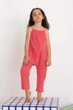 North Of West Kids' Double Cloth Jumpsuit - Azalea Sale