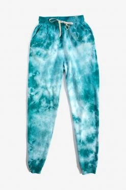 North Of West Julie Tie Dye Joggers - Atlantic