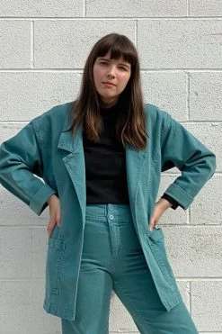 North Of West Leslie Upcycled Jacket - Atlantic