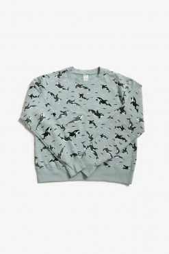 North Of West Sale Max Orcas Sweatshirt - Sea Mist 5 North Of West Sale Max Orcas Sweatshirt - Sea Mist