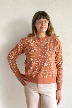 North Of West Max Snake Rainbow Sweatshirt - Sunset Sale