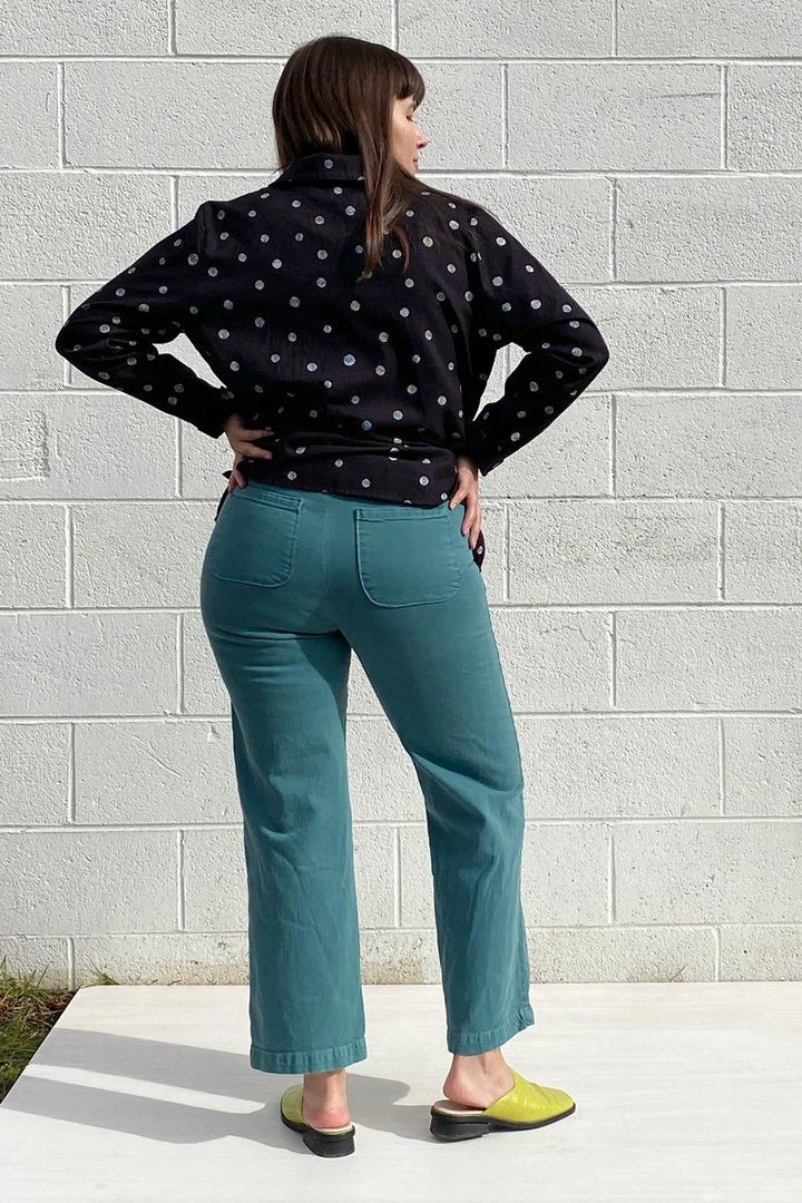 North Of West Monica Upcycled High Rise Jean - Atlantic 5 North Of West Monica Upcycled High Rise Jean - Atlantic