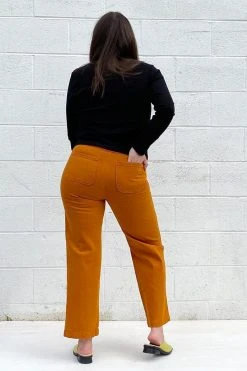 North Of West Sale Monica Upcycled High Rise Jean - Spice