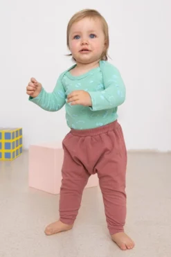 North Of West Sale Baby's Harem Pants - Mulberry