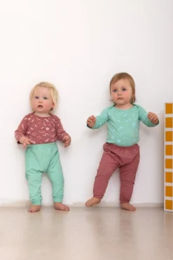 North Of West Sale Baby's Harem Pants - Mulberry