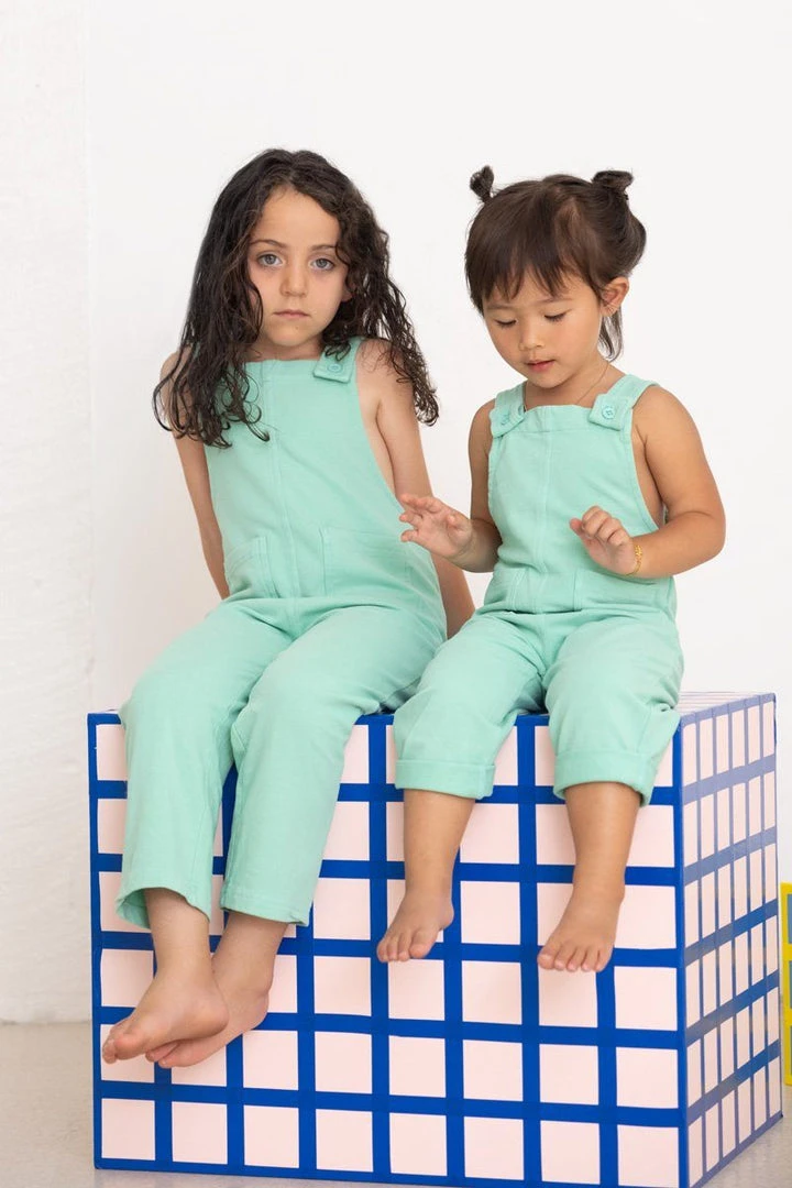 North Of West Sale Kids' Play Overalls - Seafoam 4 North Of West Sale Kids' Play Overalls - Seafoam