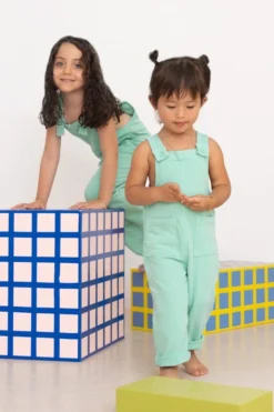 North Of West Sale Kids' Play Overalls - Seafoam 10 North Of West Sale Kids' Play Overalls - Seafoam