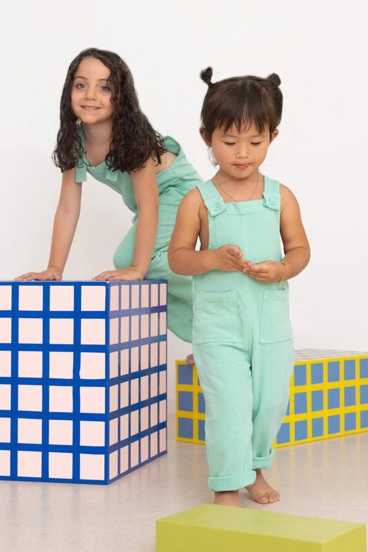 North Of West Sale Kids' Play Overalls - Seafoam 5 North Of West Sale Kids' Play Overalls - Seafoam