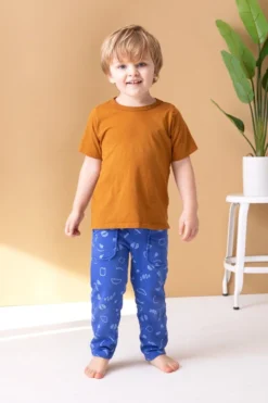 North Of West Kids' Squiggles Traveler Sweatpants - Azure Sale