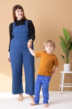 North Of West Kids' Squiggles Traveler Sweatpants - Azure Sale