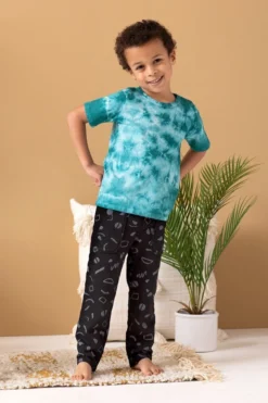 North Of West Kids' Squiggles Traveler Sweatpants - Black