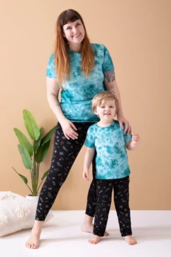 North Of West Kids' Squiggles Traveler Sweatpants - Black