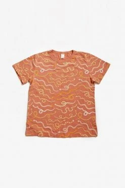 North Of West Taylor Snake Rainbow Tee - Sunset Sale