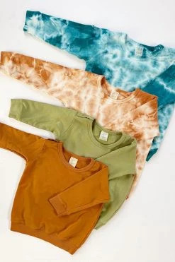 North Of West Kids' Tie Dye Sweatshirt - Amber Sale