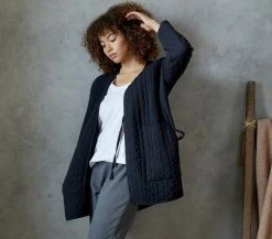 Coyuchi Olema Quilted House Robe