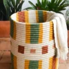 Zuahaza Handcrafted Omaira Large Floor Basket 1 Zuahaza Handcrafted Omaira Large Floor Basket