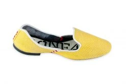 ONE432 Shoes Women's Recycled Jutti Loafer - Basant Yellow