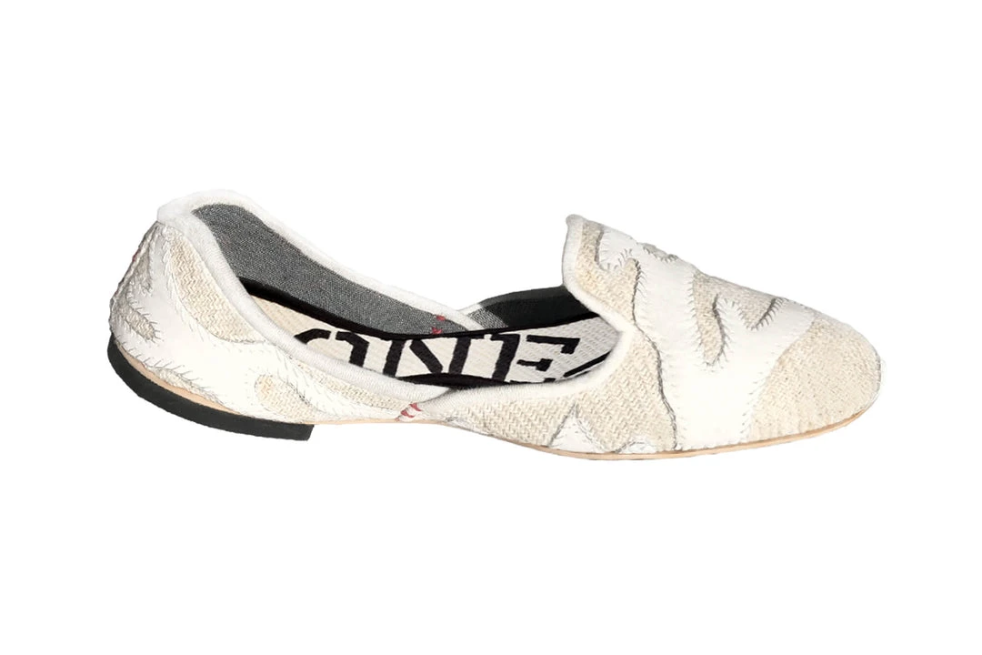 ONE432 Women's Camou Recycled Jutti Loafer - Organic Shoes 3 ONE432 Women's Camou Recycled Jutti Loafer - Organic Shoes