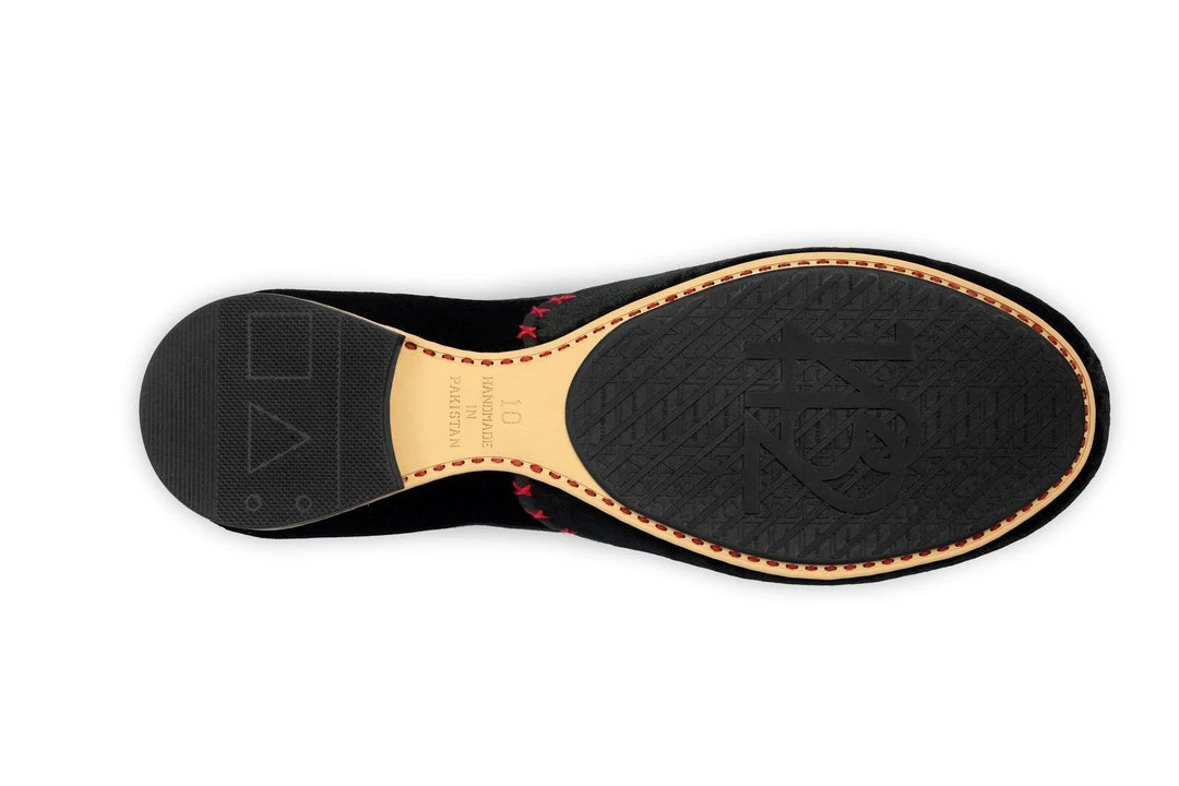 ONE432 Men's Nawab Jutti Loafers - Kalla 7 ONE432 Men's Nawab Jutti Loafers - Kalla