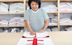 Aplat Couvre-Plat Zero Waste Bowl Cover - Chambray Home Goods