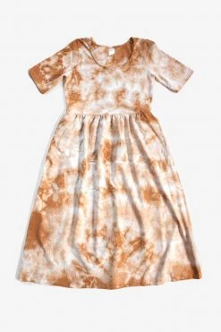 North Of West Flora Tie Dye Dress - Amber