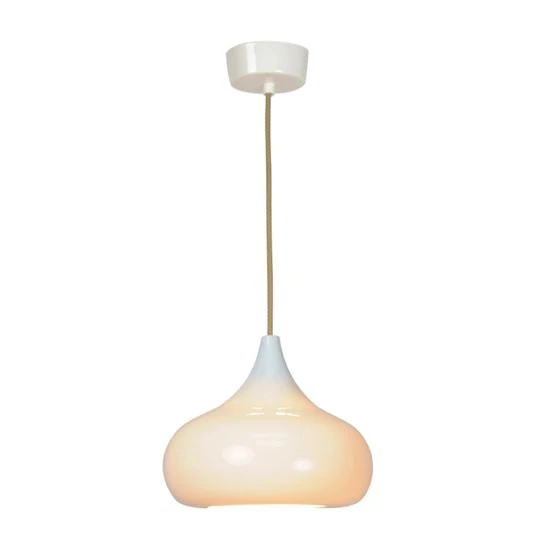Ameico Drop Two Pendant Light - White Glossy Lighting 3 Ameico Drop Two Pendant Light - White Glossy Lighting