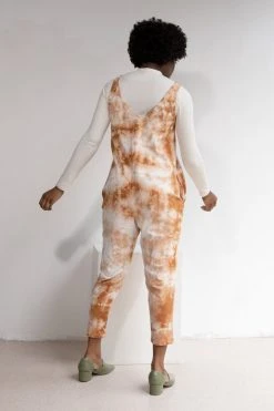North Of West Parker Tie Dye Jumpsuit - Amber Sale
