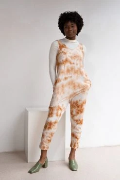 North Of West Parker Tie Dye Jumpsuit - Amber Sale