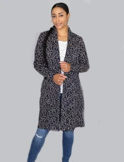 Passion Lilie Brooklyn Long Fleece Cardigan Clothing