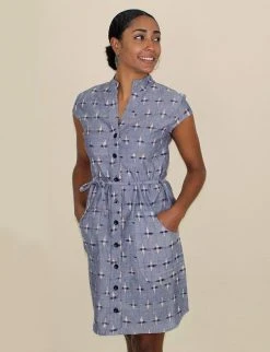 Passion Lilie Dresses Chambray Button-Up Dress