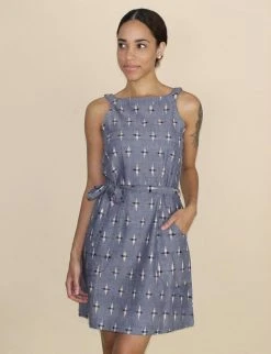 Passion Lilie Chambray Ikat Shift Dress