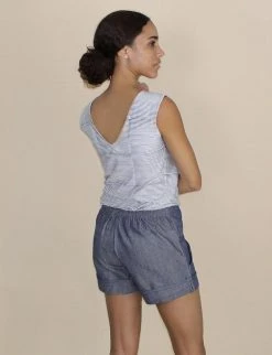 Passion Lilie Best Sellers Chambray Ikat Shorts