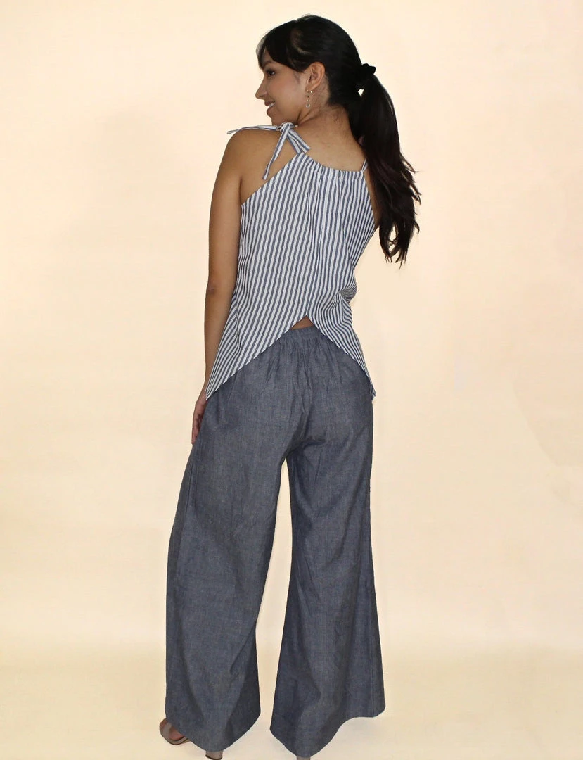 Passion Lilie Chambray Ikat Pants Clothing 4 Passion Lilie Chambray Ikat Pants Clothing