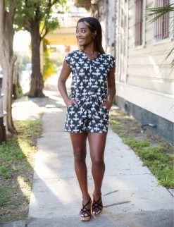 Passion Lilie Charlie Ikat Jumpsuit Clothing