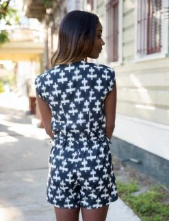 Passion Lilie Charlie Ikat Jumpsuit Clothing