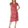 Passion Lilie Garnet Ikat Wrap Dress 2 Passion Lilie Garnet Ikat Wrap Dress