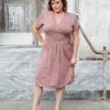 Passion Lilie Mauve Dots Jersey Dress 1 Passion Lilie Mauve Dots Jersey Dress
