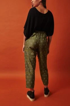 Passion Lilie Olive Crop Pants