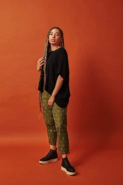 Passion Lilie Olive Crop Pants