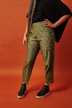 Passion Lilie Olive Crop Pants