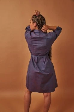 Passion Lilie Viola Button Dress