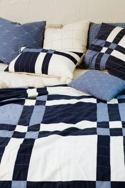 Anchal Patchwork Plaid Lumbar Pillow Home Goods