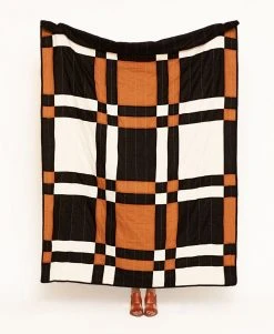 Anchal Patchwork Plaid Quilt Throw