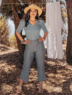 Valani Pauline Hemp Knit Puff Top 24 Valani Pauline Hemp Knit Puff Top