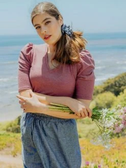 Valani Pauline Hemp Knit Puff Top 26 Valani Pauline Hemp Knit Puff Top